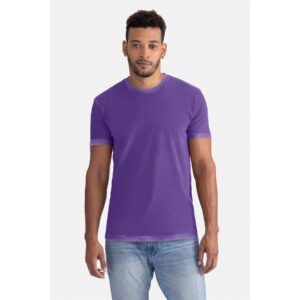 Next Level Apparel® Soft Wash Cotton Tee in purple