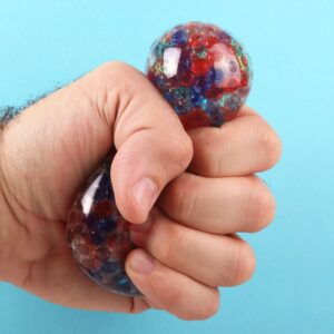 Stress Ball Being Squeezed